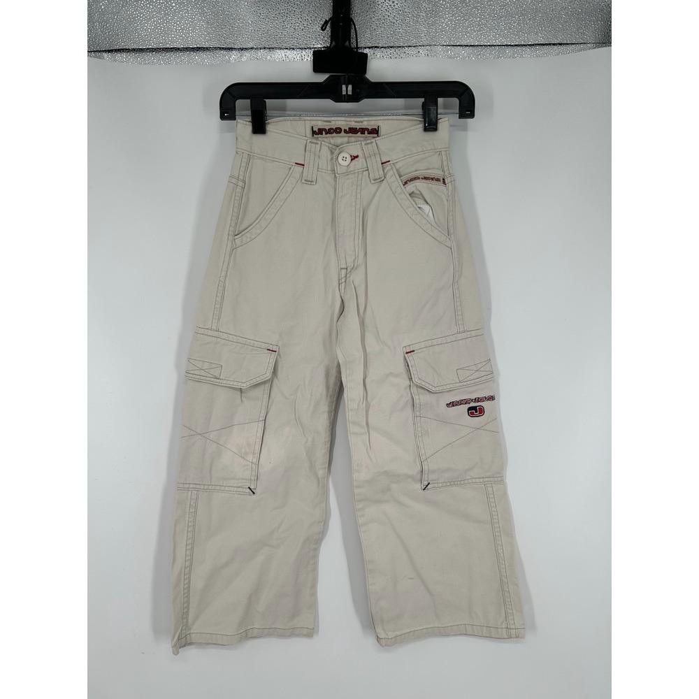 JNCO Jeans Cargo Pants Youth Kids Size 6 Baggy Vintage Made In‎ USA 90s Grunge